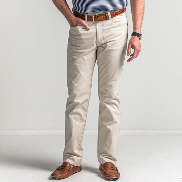 Onward Reserve Pants 38x32/Fit 38x28 Stretch 5 Pocket Straight Leg Chino Trouser - Picture 1 of 9